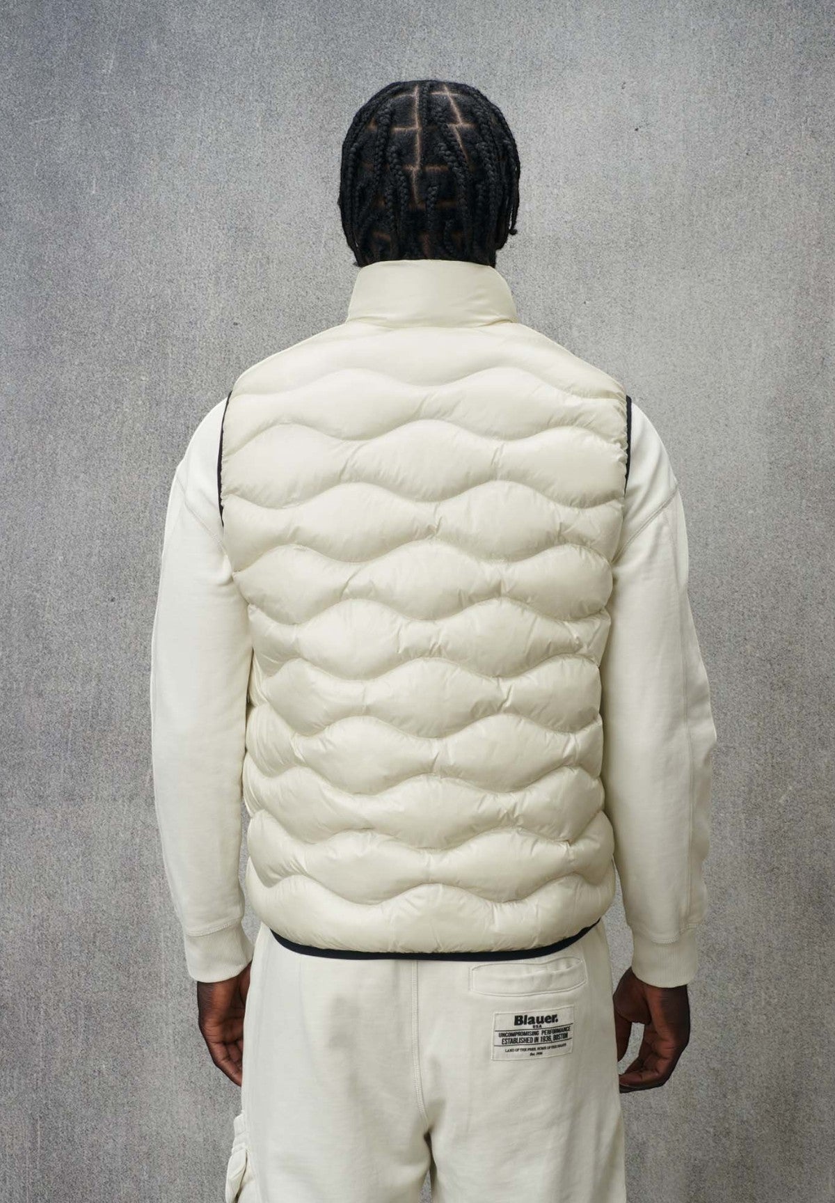 Smanicato Gilet 24Wblux02098-005958 Danny White, Beige