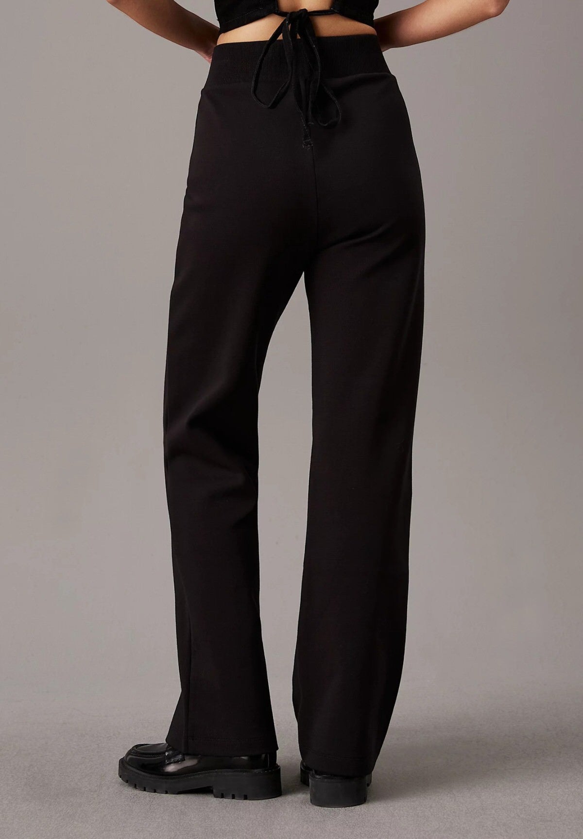 Pantaloni Tuta Satin Applique Jog Pants J20J223588 CK Black