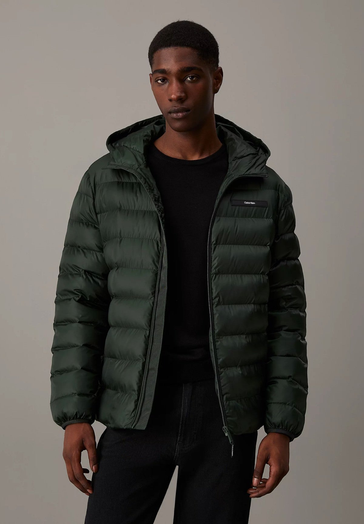 Calvin Klein Giubbotto Recycled Hooded Puff K10K113908 Midnight