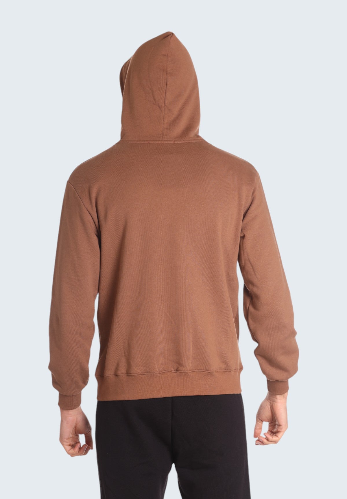 Felpa Pullover con Cappuccio FW24222 Marrone