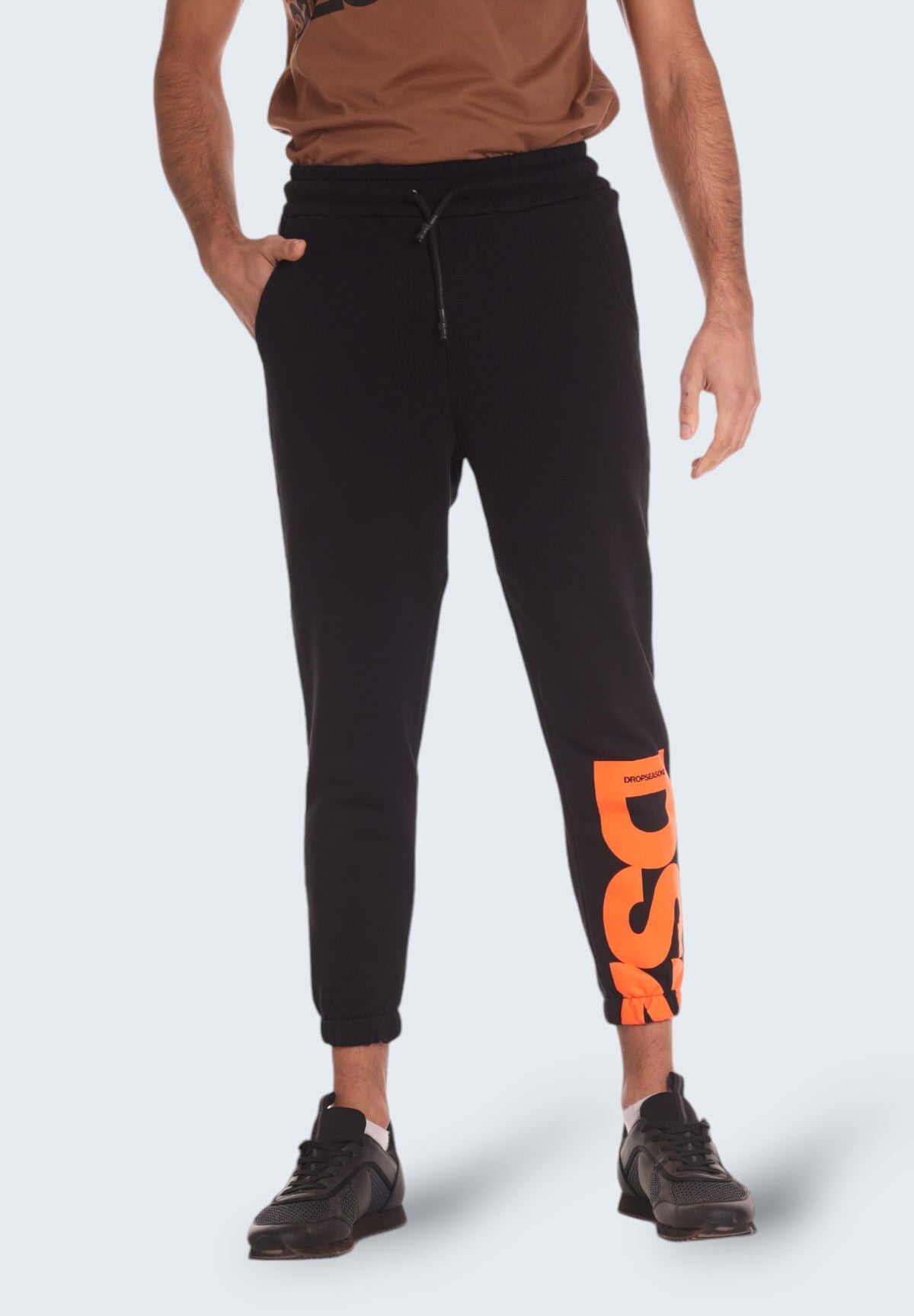 Pantaloni Pantalone 100% Cotone FW24236 Nero