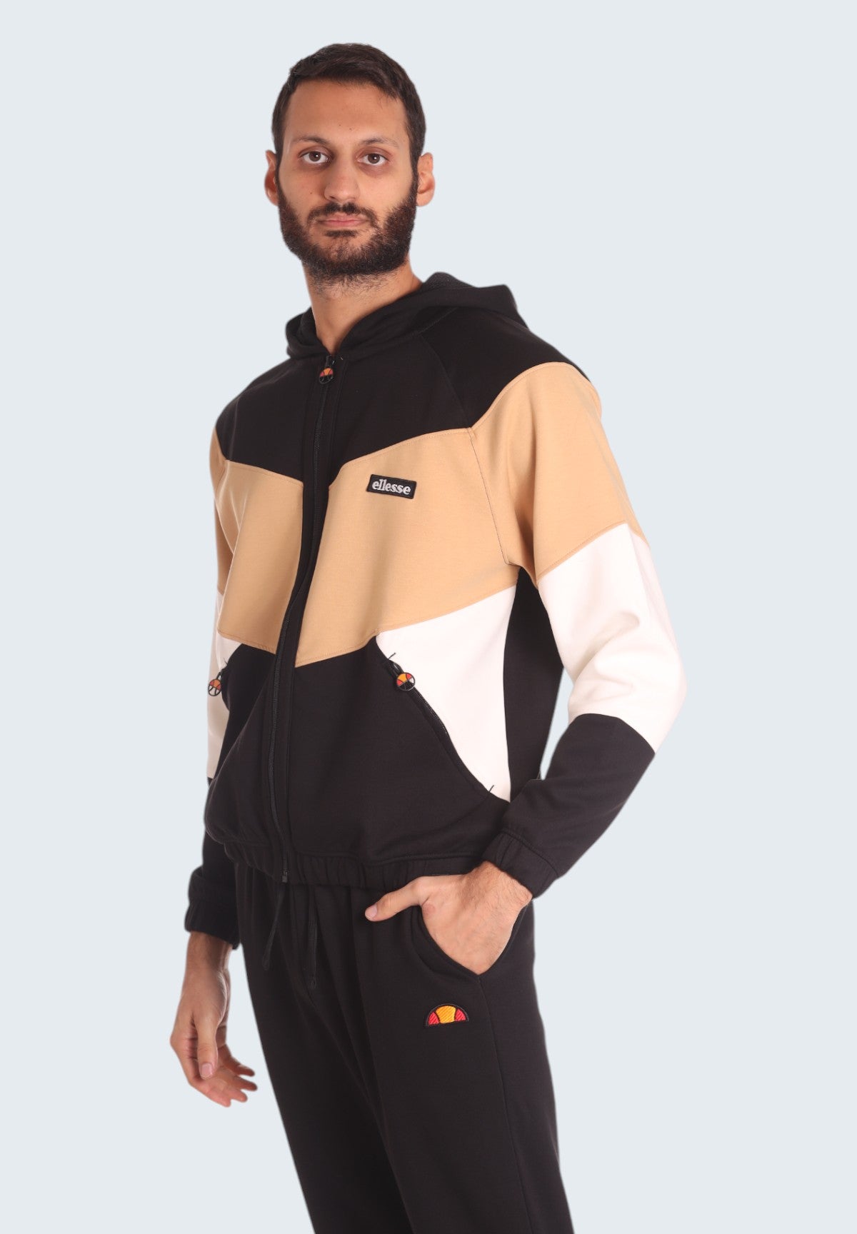 Felpa Full-Zip con Cappuccio Hoodie Full Zip Sartoria EHM272W24 Black