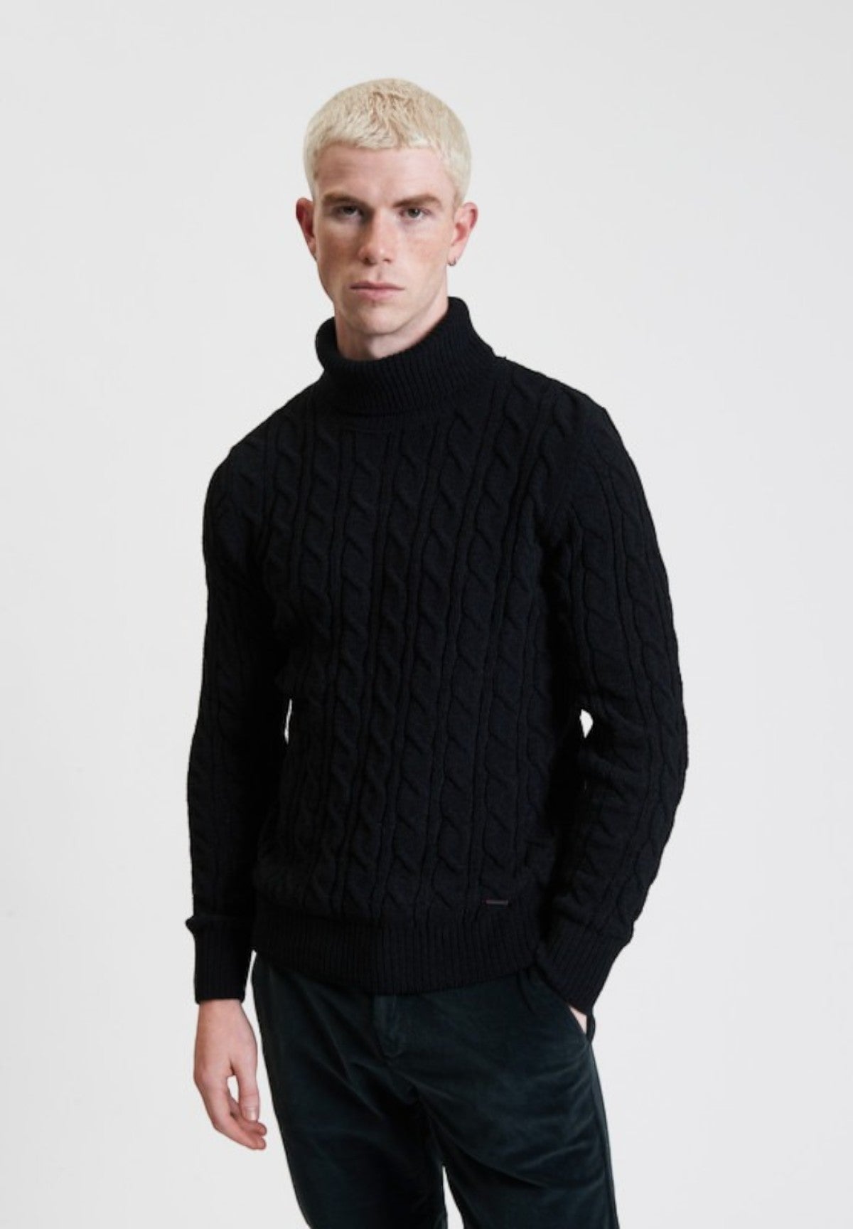 Maglione Collo Alto M. Collo Alto GL521S-F24 Black