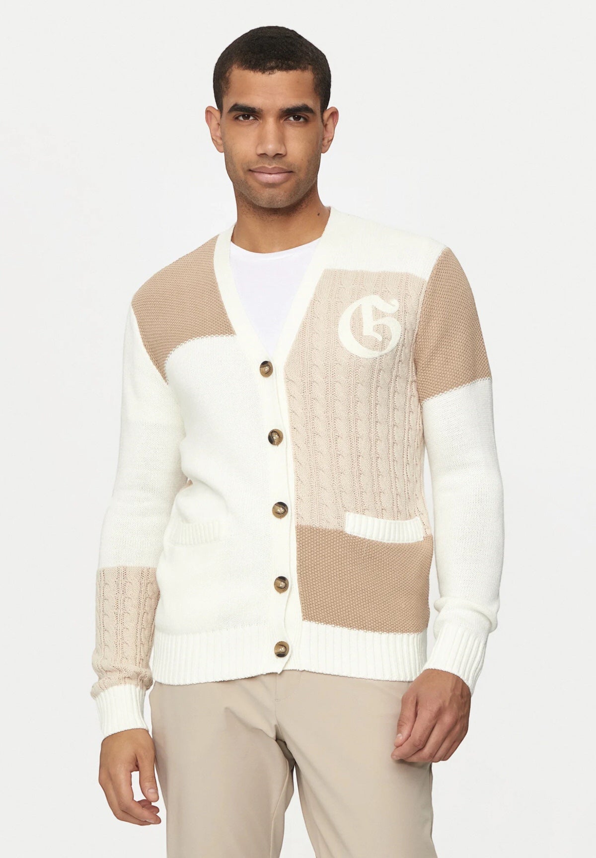 Cardigan Duncan Ivy Patchwork Cardi Swt M4YR17 Natural Tones Patchw