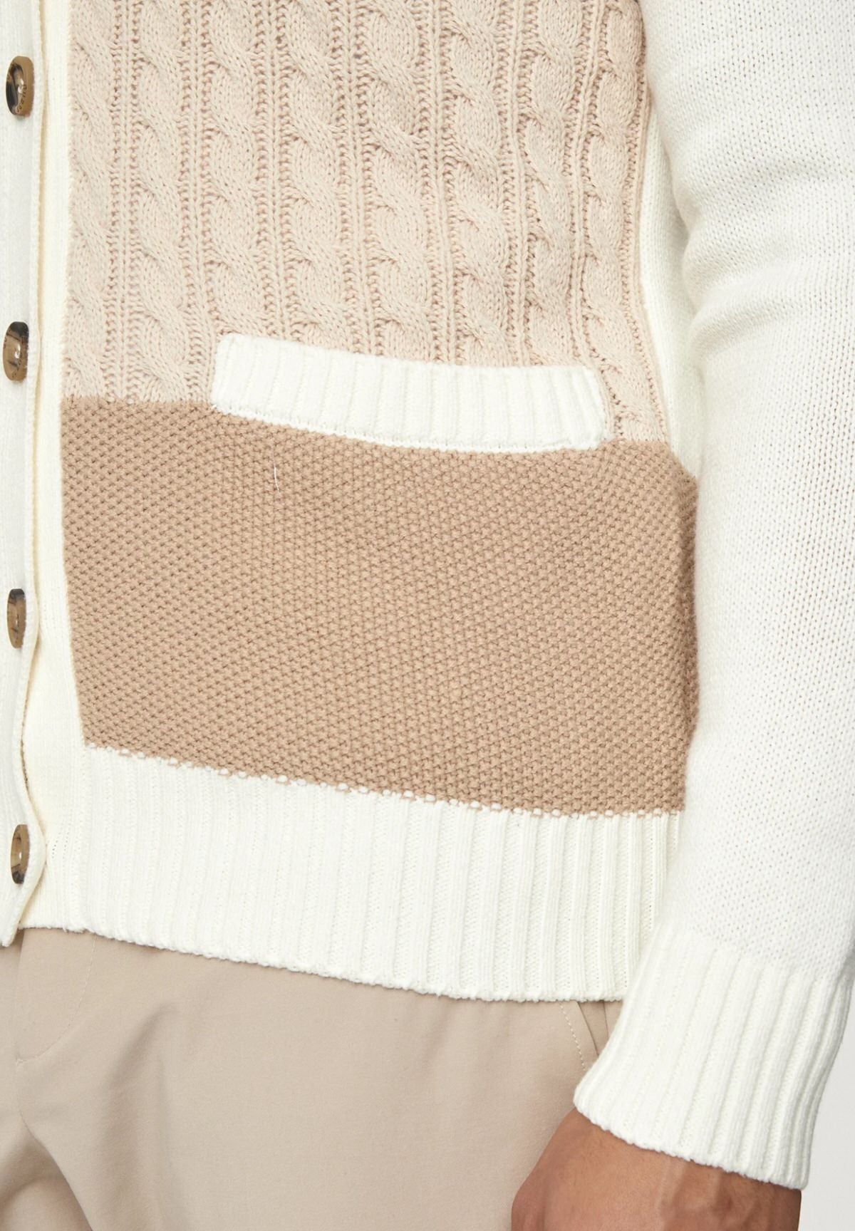Cardigan Duncan Ivy Patchwork Cardi Swt M4YR17 Natural Tones Patchw