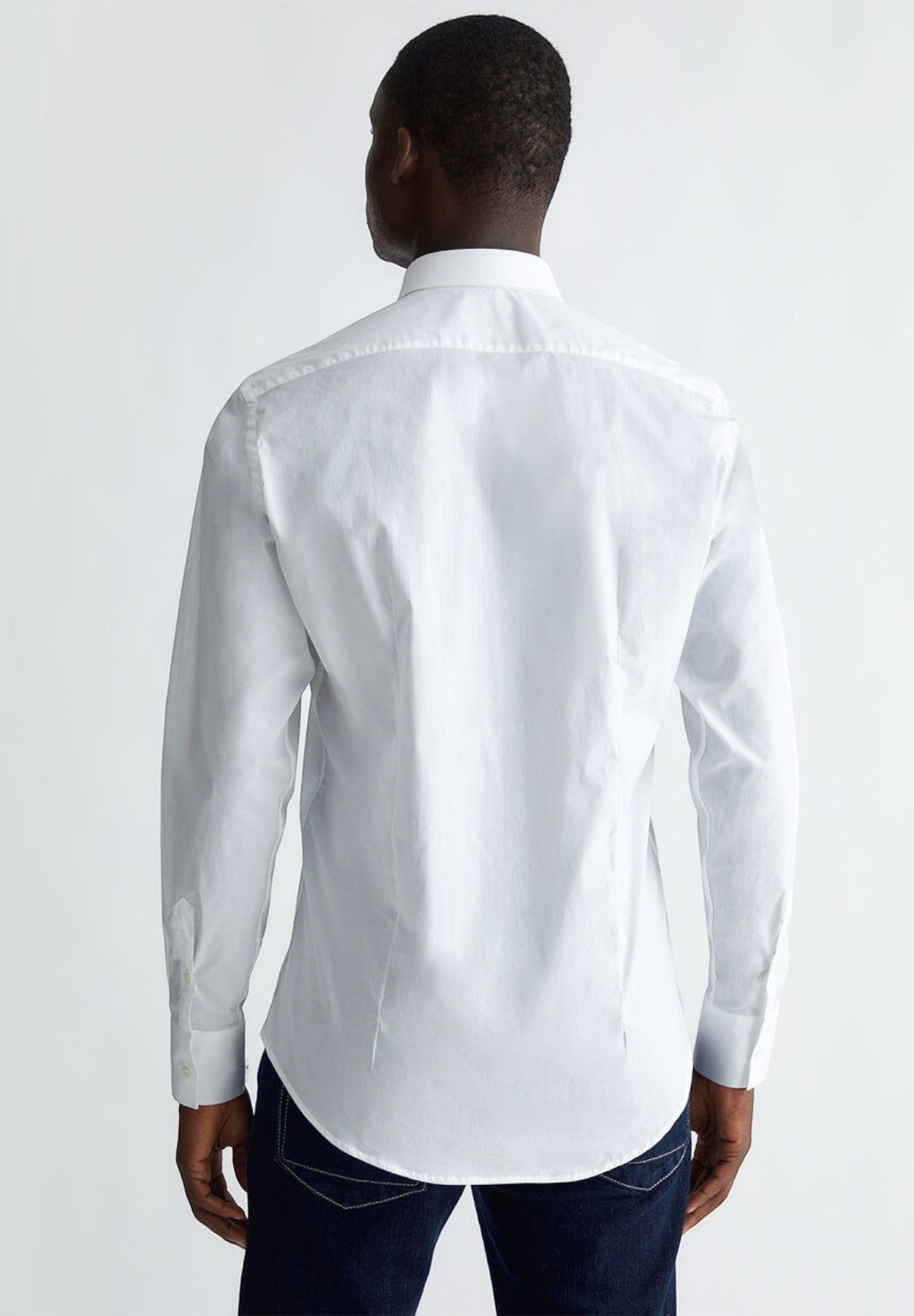Camicia a Maniche Lunghe Camicia Ts M/L QXX007 Blanc