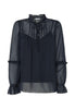 Pepe Jeans Camicia a Maniche Lunghe Odette PL304944 Dulwich Blue