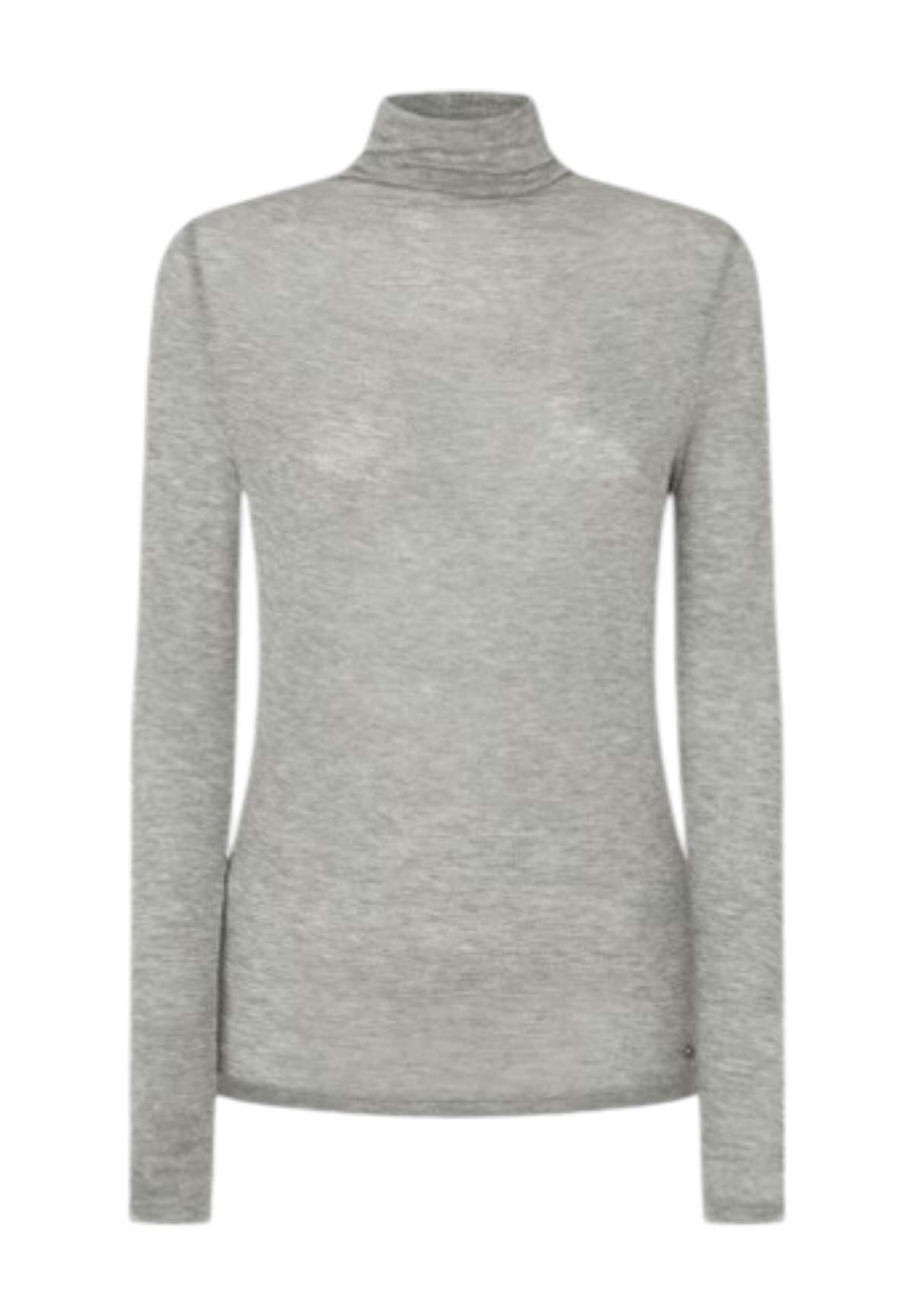 T-shirt a Maniche Lunghe Elva PL505961 Marl Grey