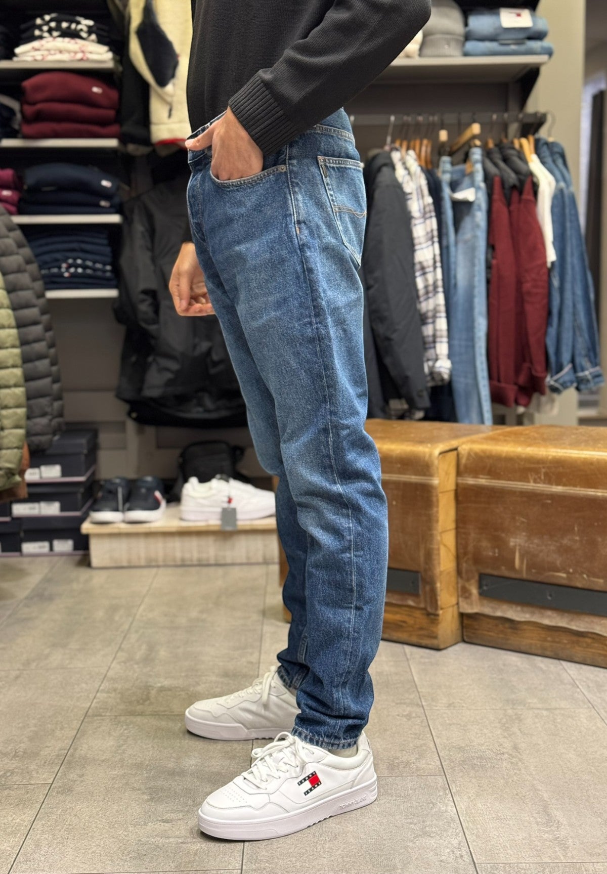 Jeans Tapered Jeans - Lunghezza: 32 PM207392 Denim