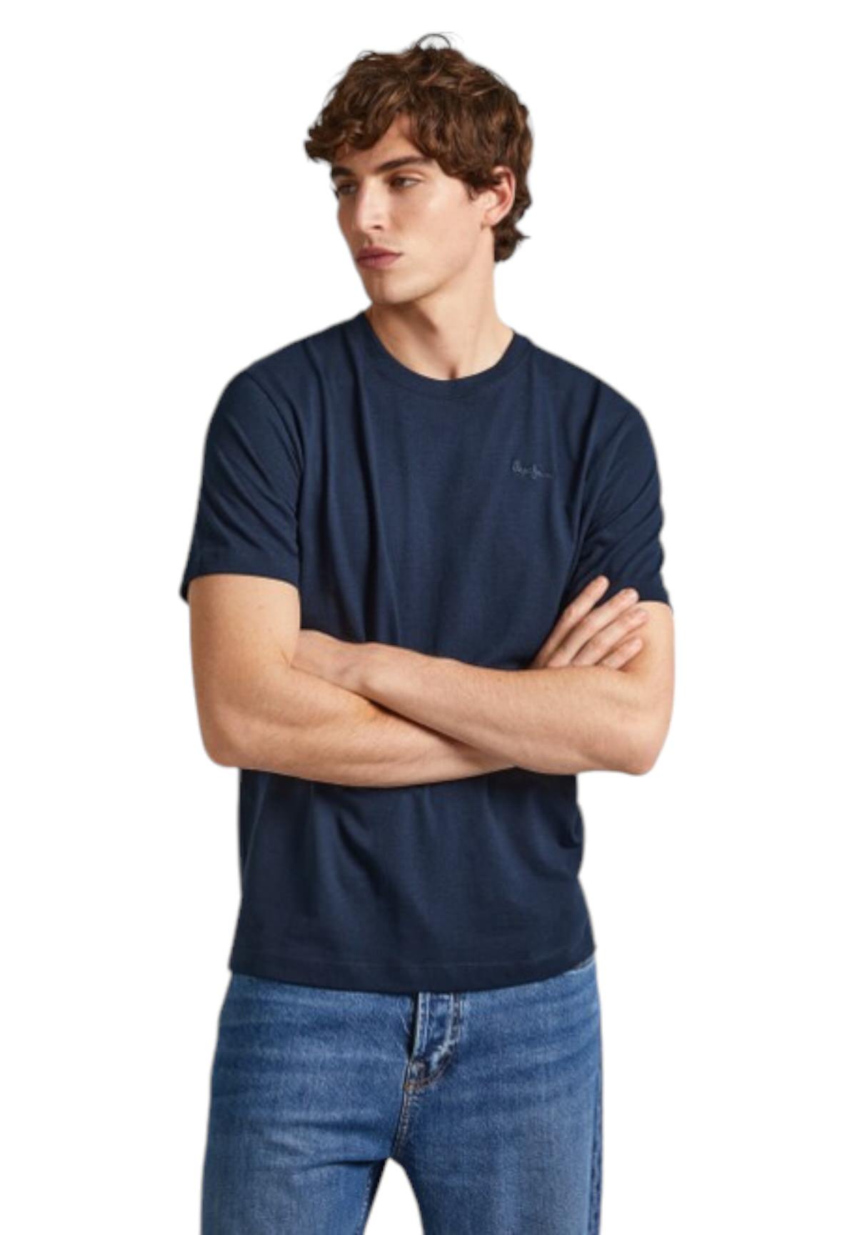 T-shirt a Maniche Corte Connor PM509206 Dulwich Blue