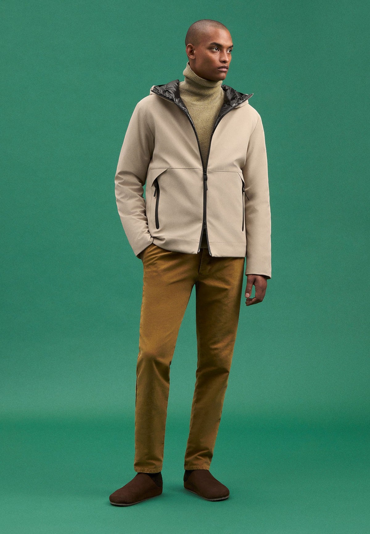 Giubbotto Bomber Peu4057 - Imb:100% Polyester LOGE MD Sesamo