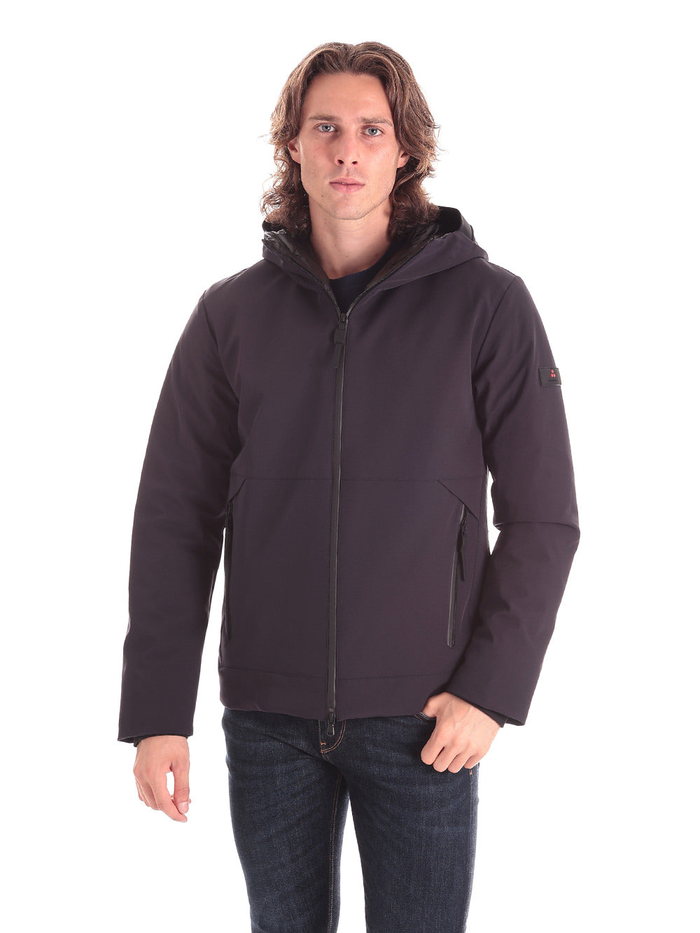 Giubbotto Bomber Peu4057 - Imb:100% Polyester LOGE MD Blu Grafite