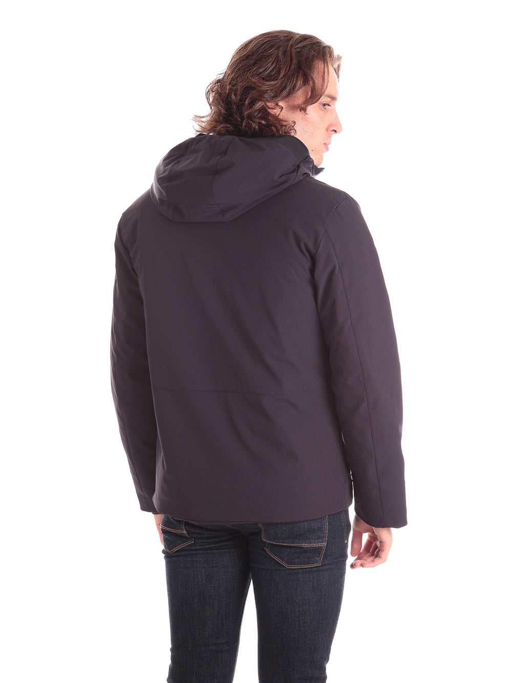 Giubbotto Bomber Peu4057 - Imb:100% Polyester LOGE MD Blu Grafite