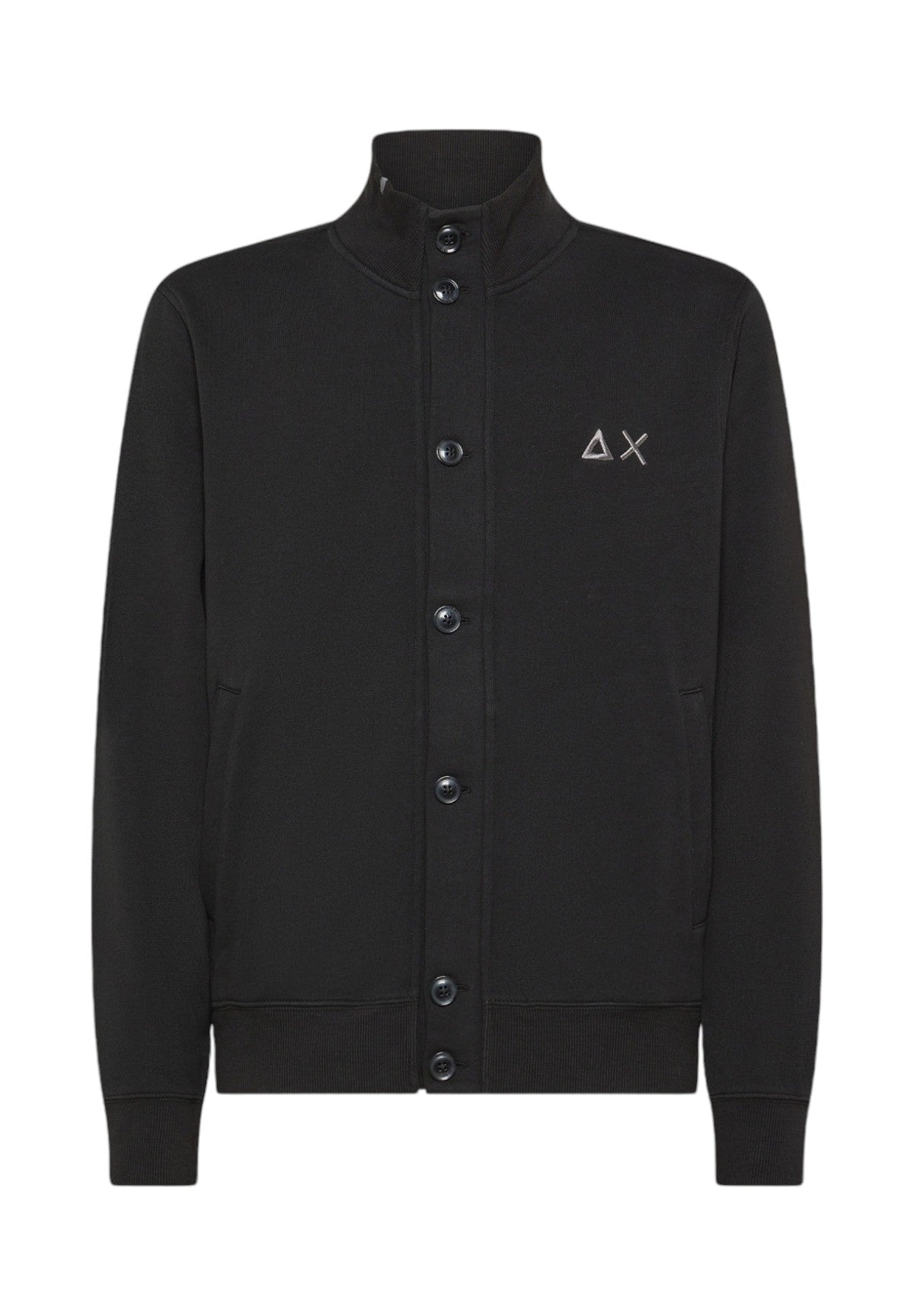 Cardigan Cardigan Button Cotton Fl F44106 Nero