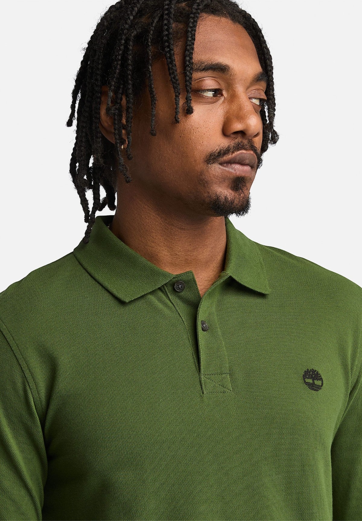 Polo Piqué Ls Millers River Pique Polo TB0A6VD2 Black Forest Green
