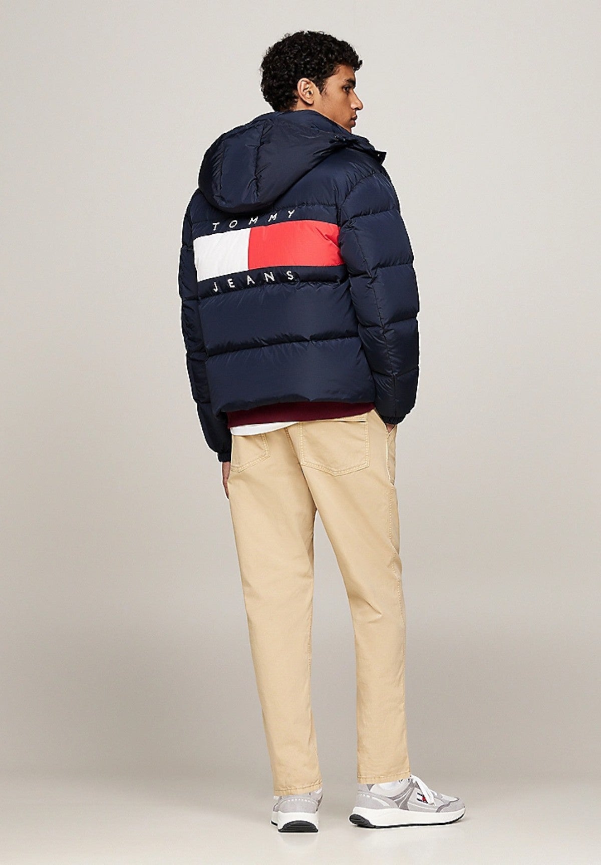 Piumino Pesante Tjm Flag Back Alaska DM0DM20479 Dark Night Navy