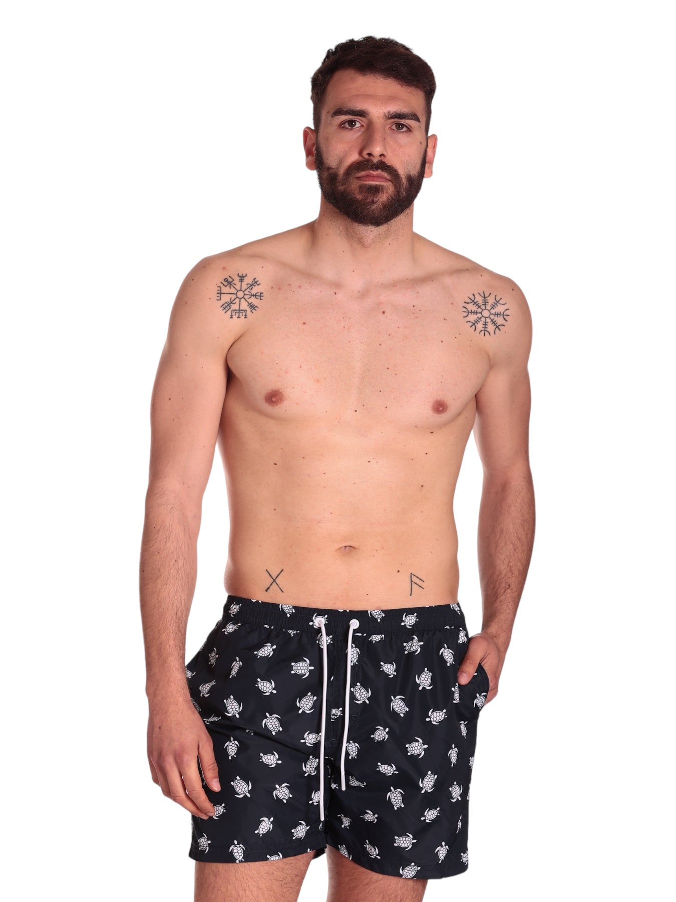 Aquascutum Costume Bb001 Blu Navy