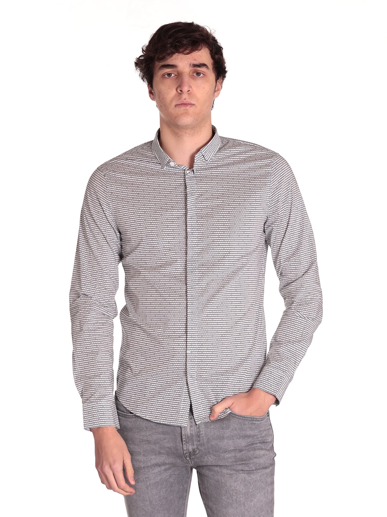 Camicia 3rzc25 White, Navy Ued Trian
