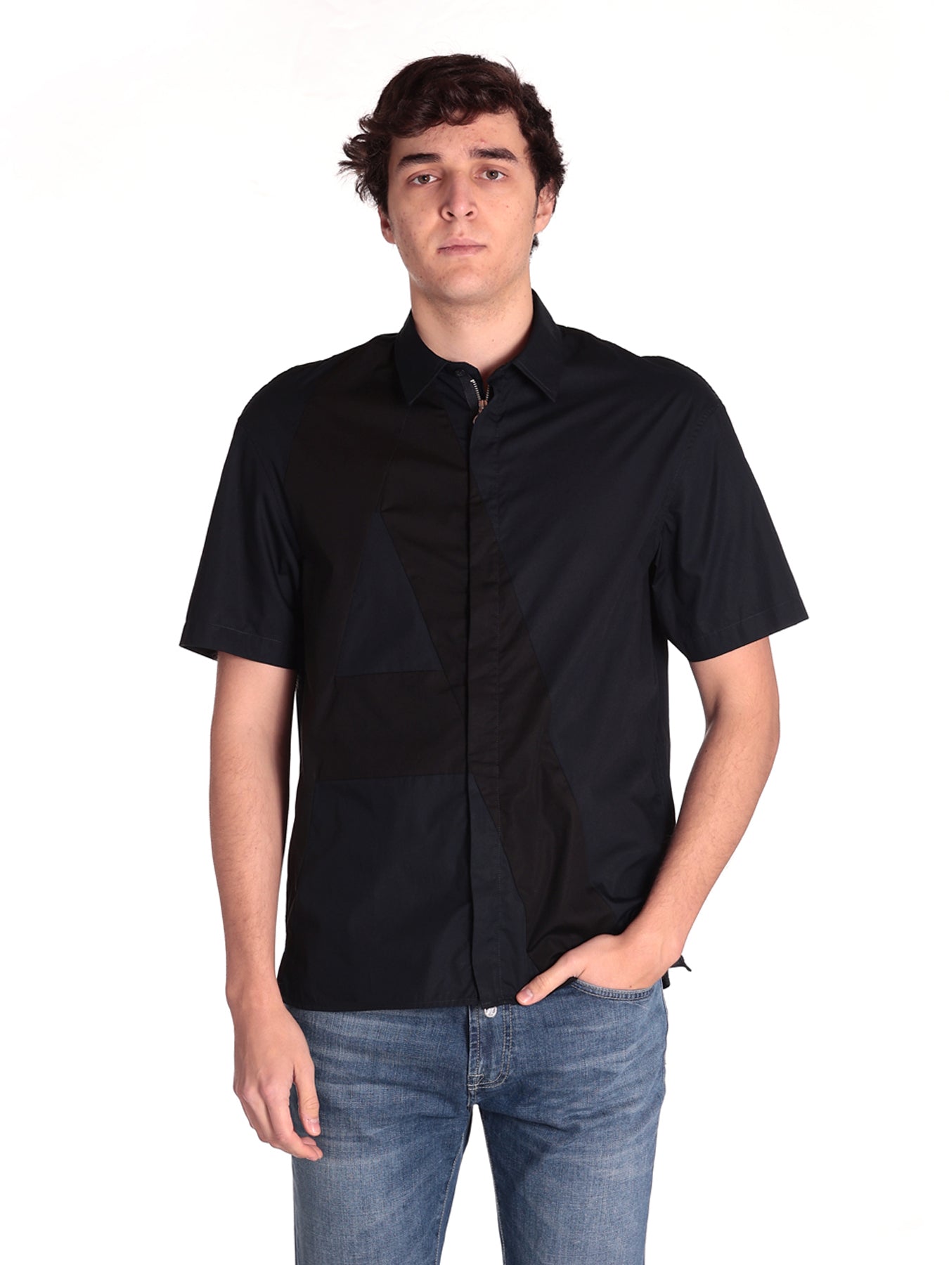 Camicia 3rzcl4 Deep Navy, Black