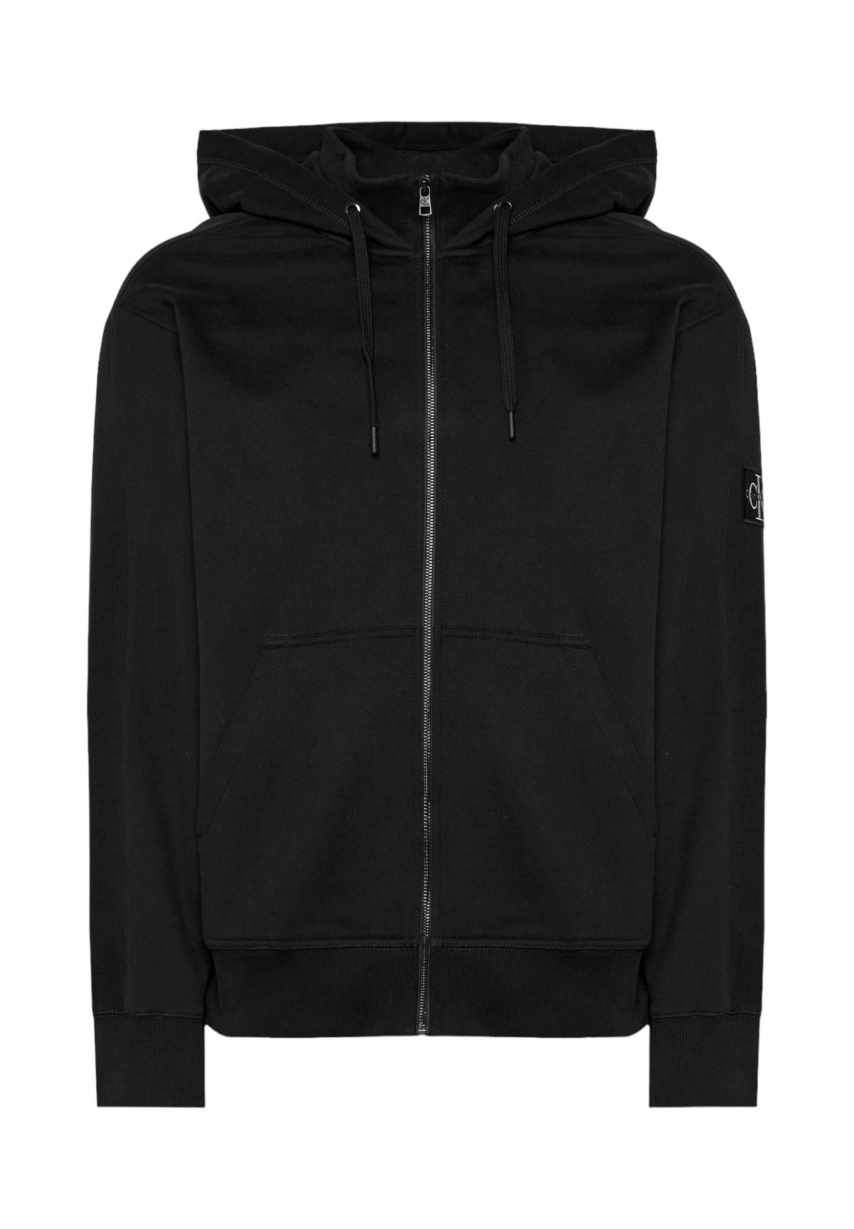 Felpa FulL-Zip Con Cappuccio J30j324956 Ck Black