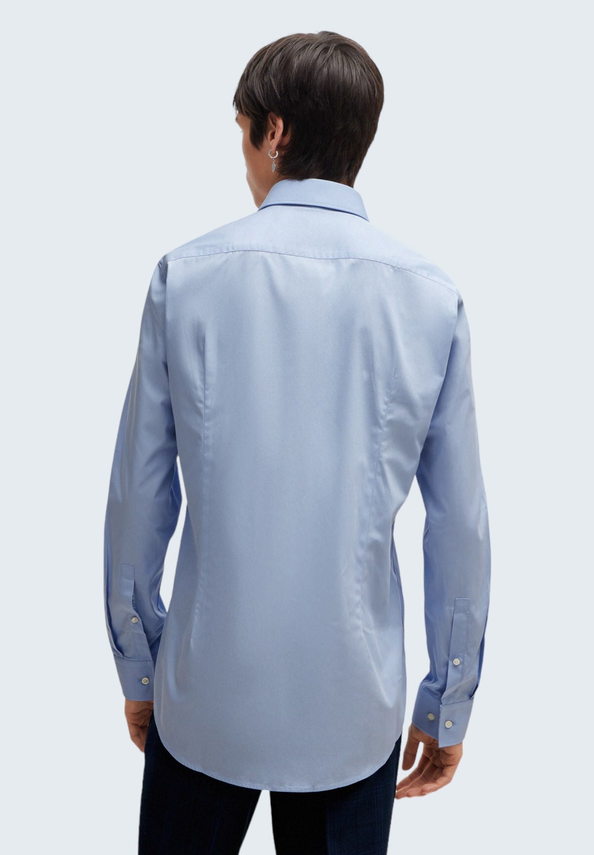 Camicia A Maniche Lunghe 50508288 Light, Pastel Blue