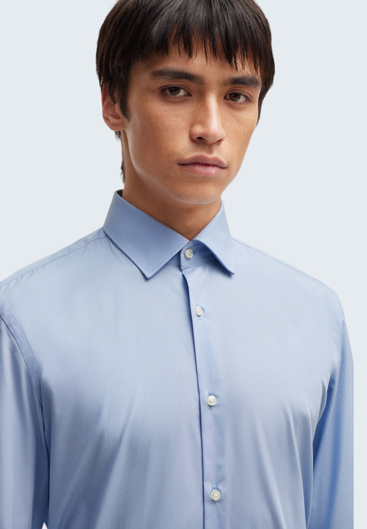 Camicia A Maniche Lunghe 50508288 Light, Pastel Blue