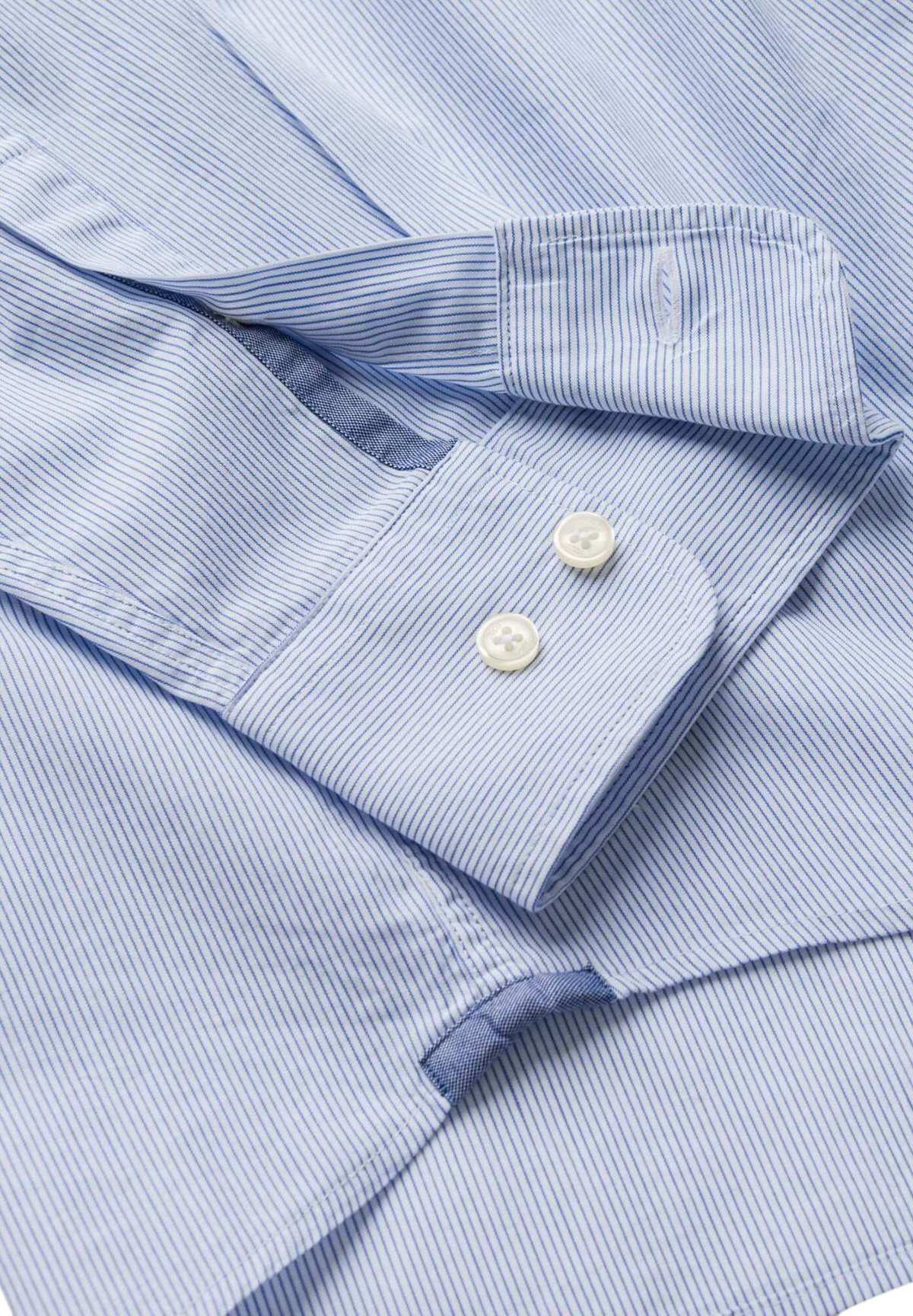 Camicia A Maniche Lunghe 10msh200-02611 Light Navy