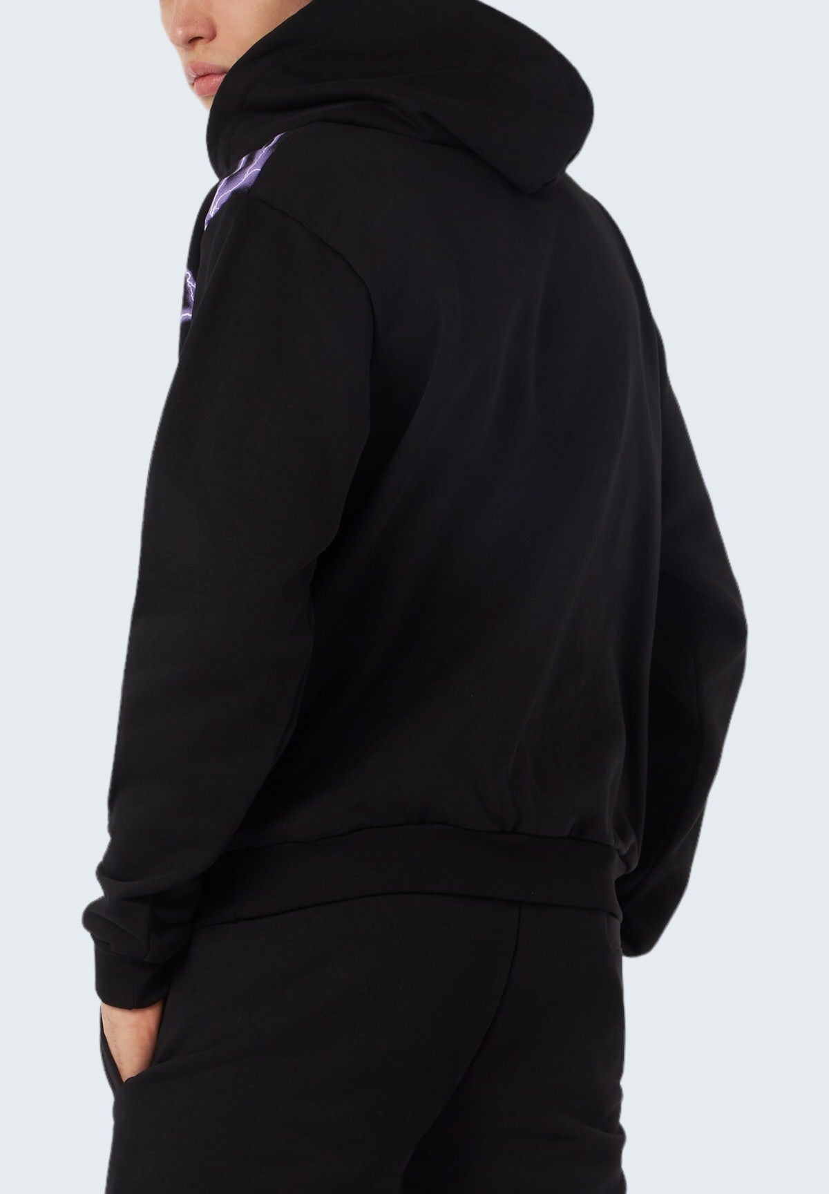 Felpa Pullover Con Cappuccio Ph00563 Black