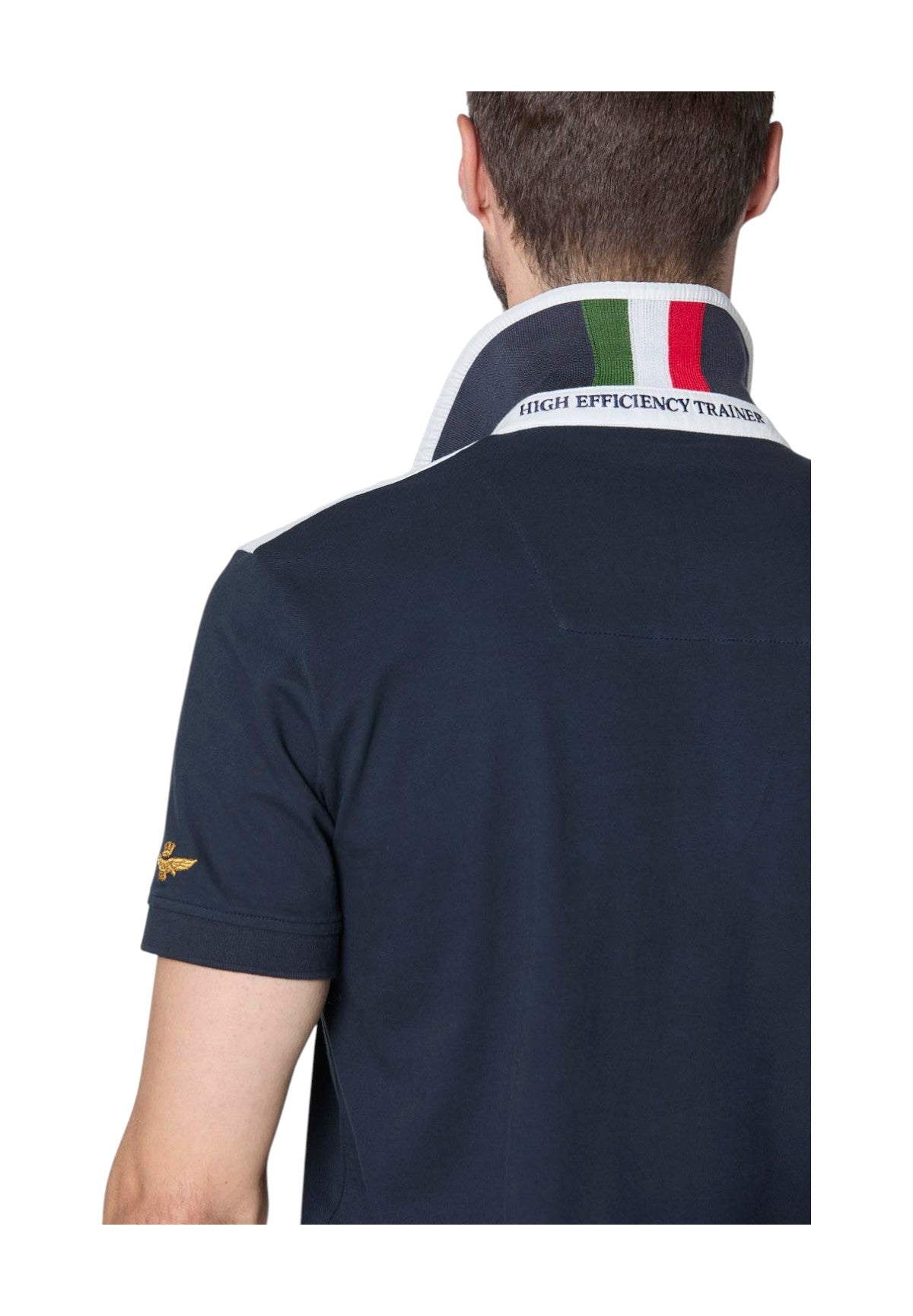 Polo Piqué 251po1858p173 Blu Navy, Off White