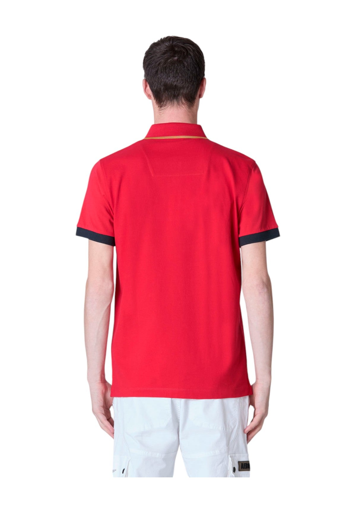 Polo Piqué 251po1867p173 Tango Red, Blu Navy, Off White