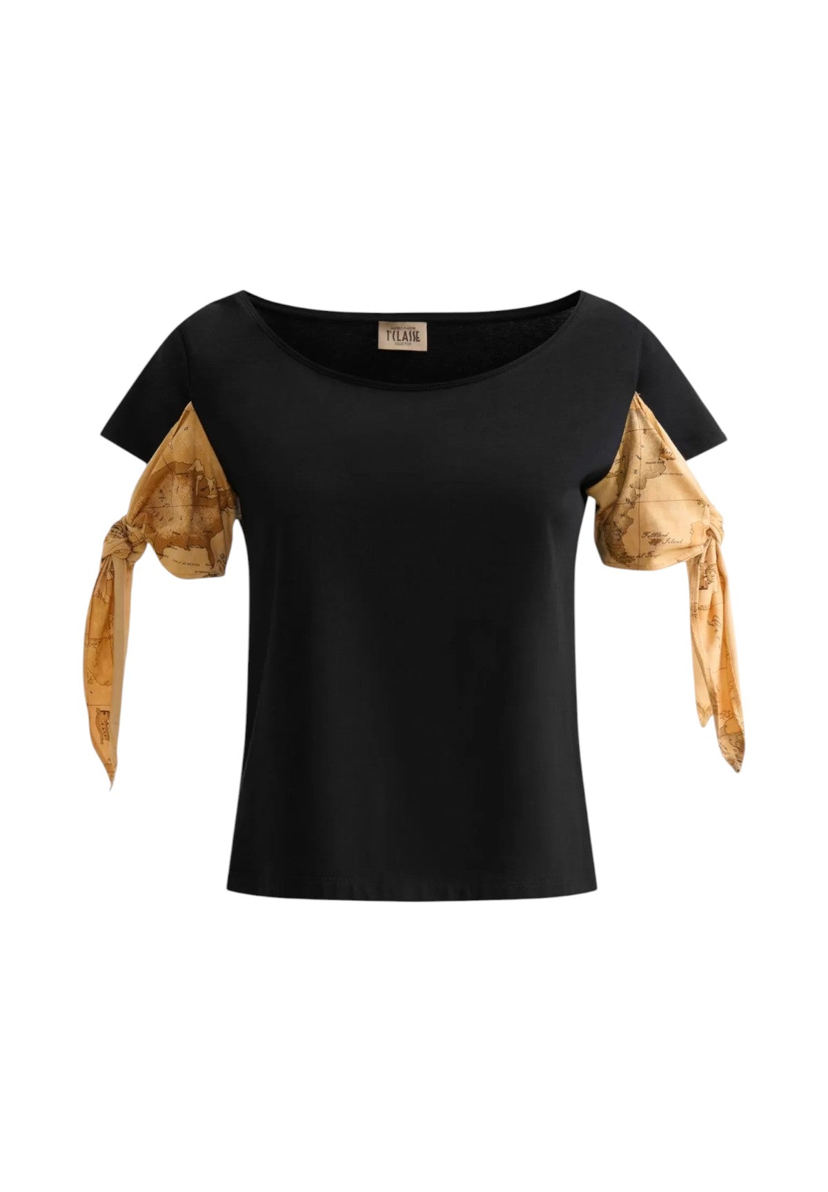 T-Shirt A Maniche Corte 0713 Nero