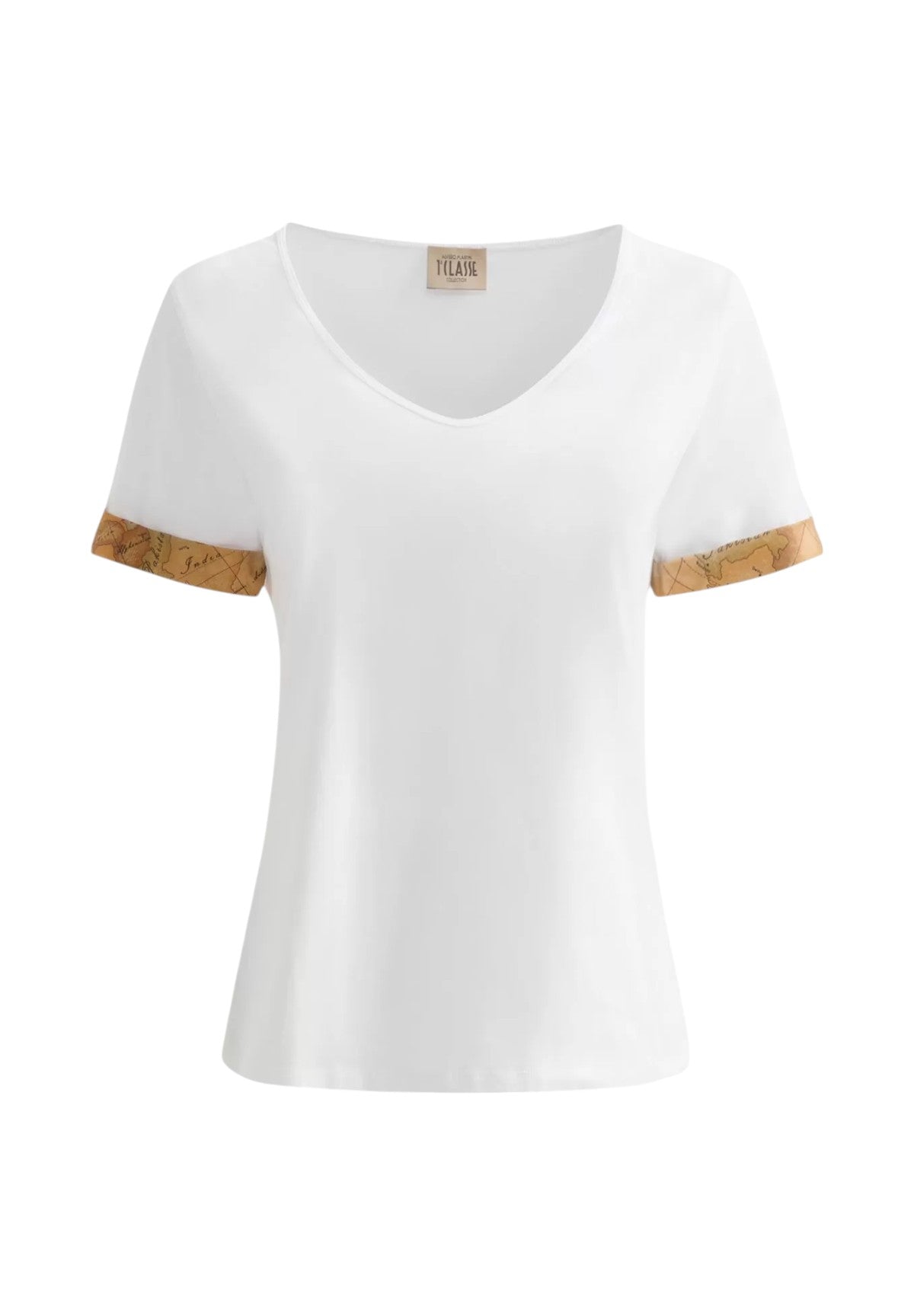 T-Shirt A Maniche Corte 0748 Bianco