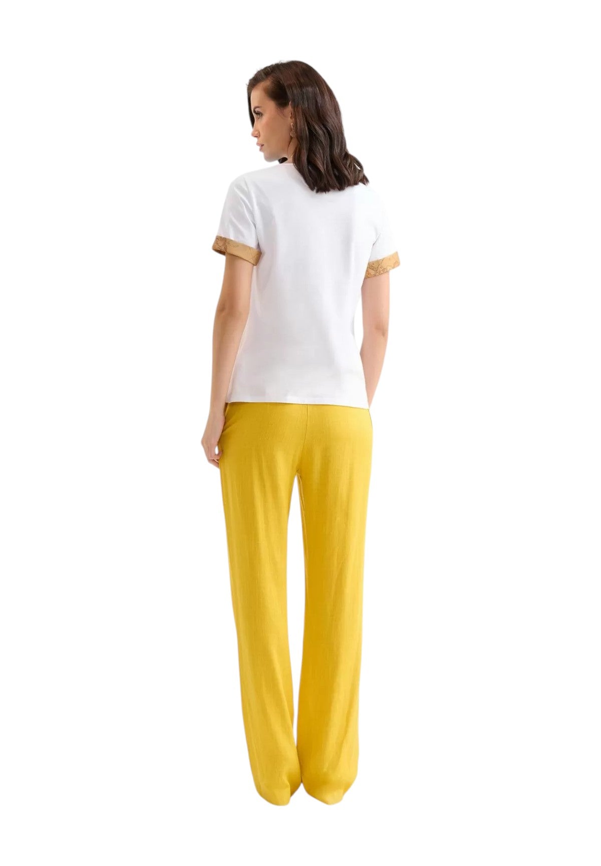 T-Shirt A Maniche Corte 0748 Bianco