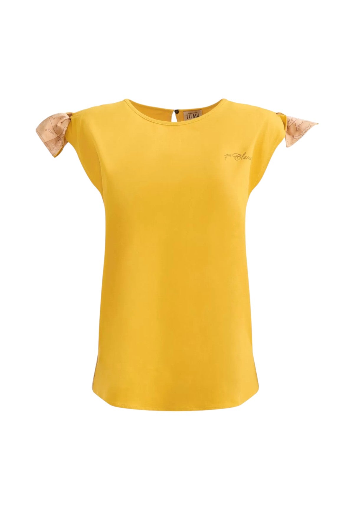 T-Shirt A Maniche Corte 0770 Giallo Curcuma