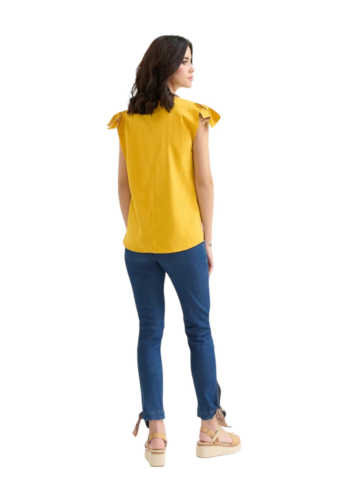 T-Shirt A Maniche Corte 0770 Giallo Curcuma