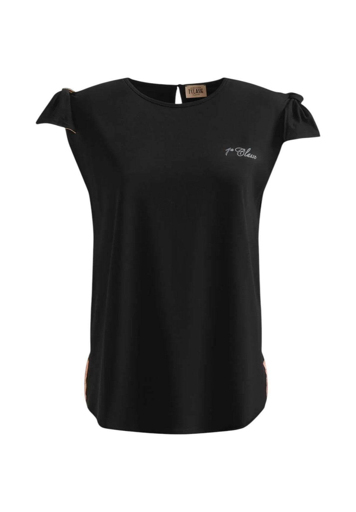 T-Shirt A Maniche Corte 0770 Nero
