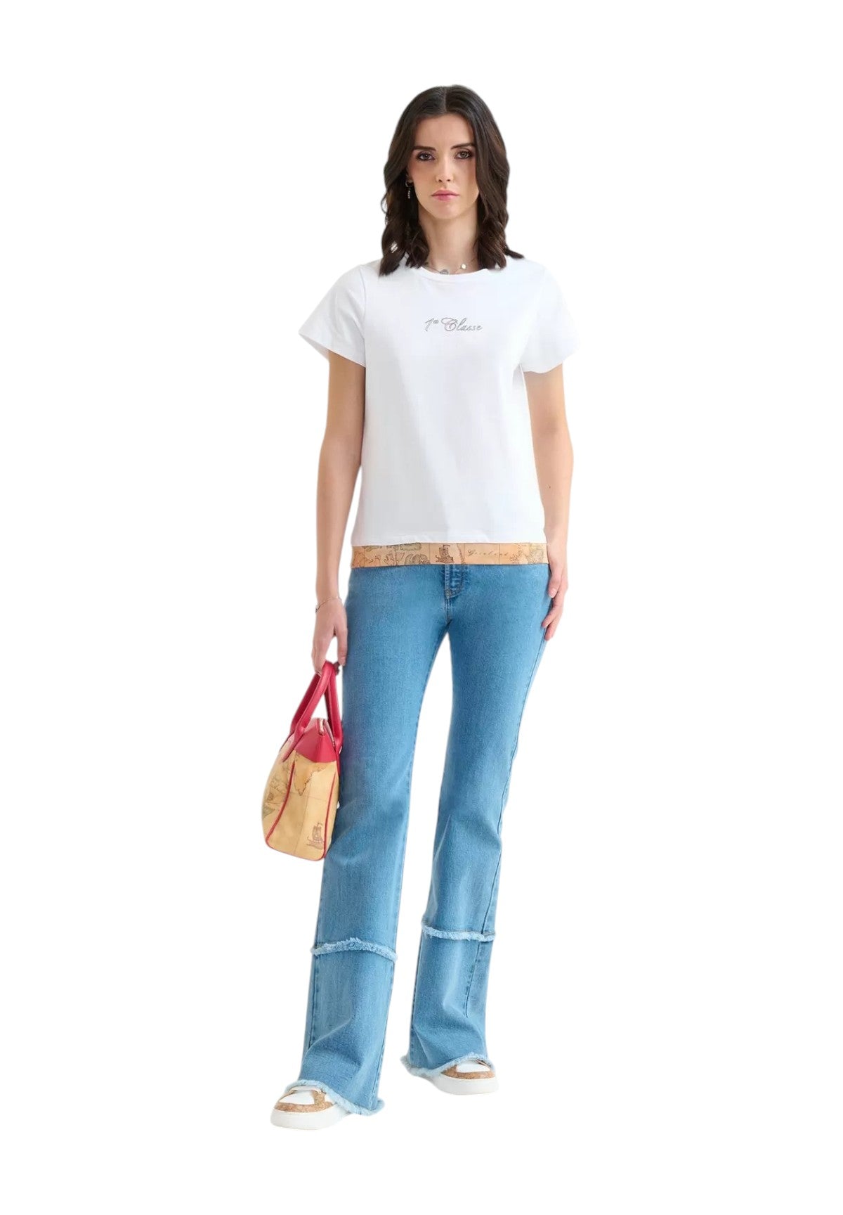 T-Shirt A Maniche Corte 0772 Bianco