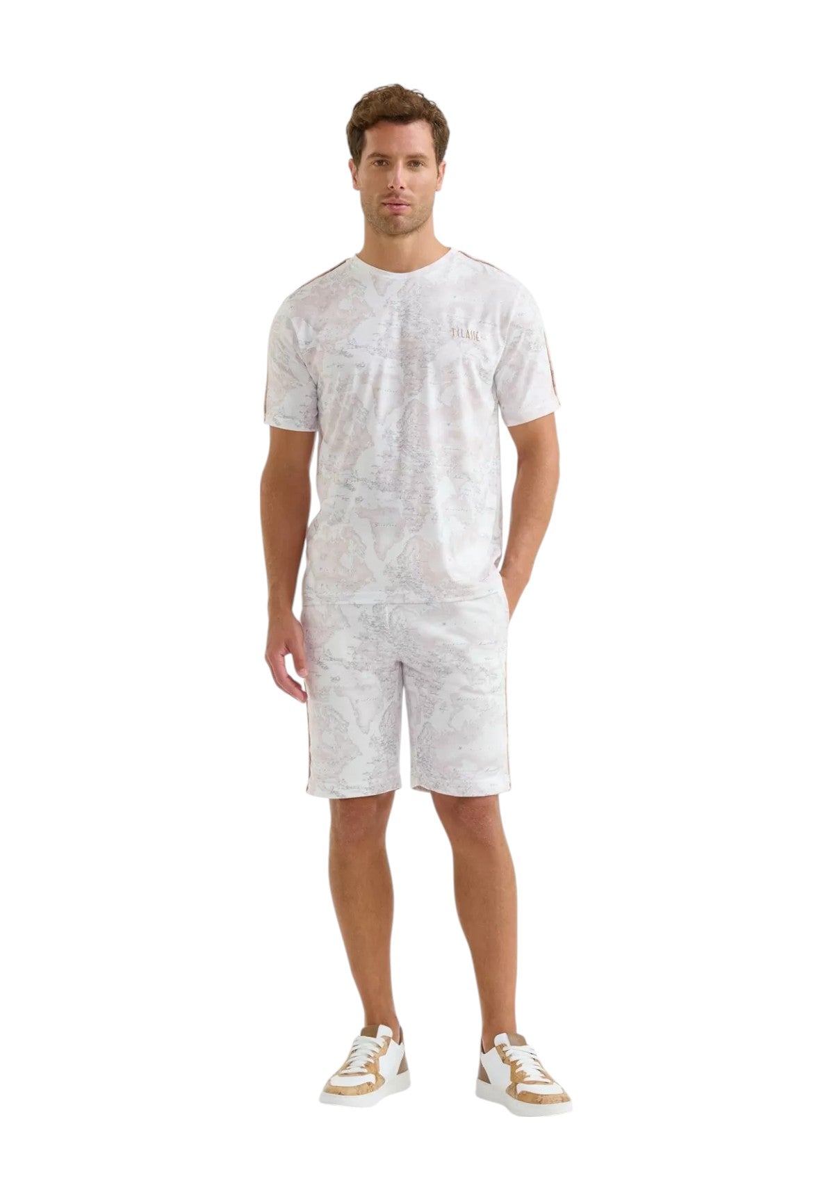 T-Shirt A Maniche Corte 2824 Bianco Pastello