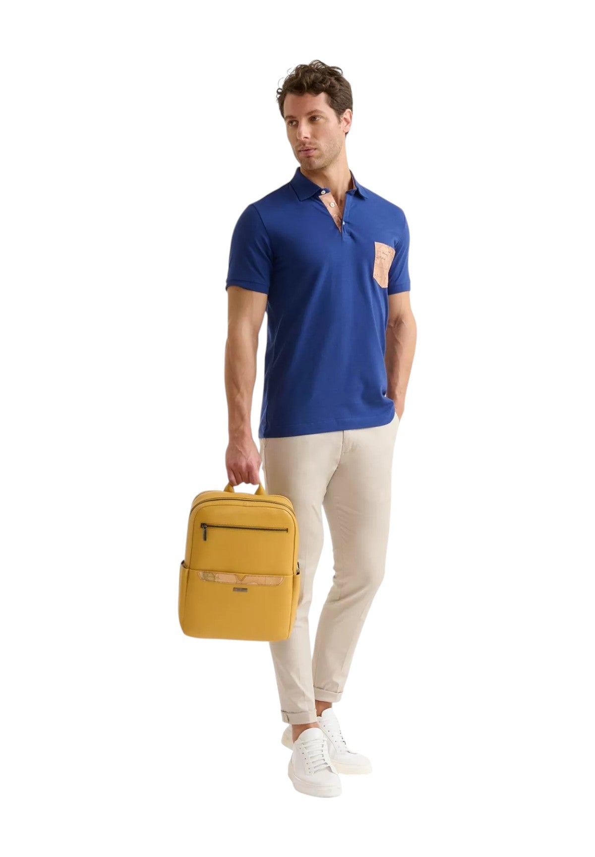 Polo Piqué 3123 Blu Cobalto