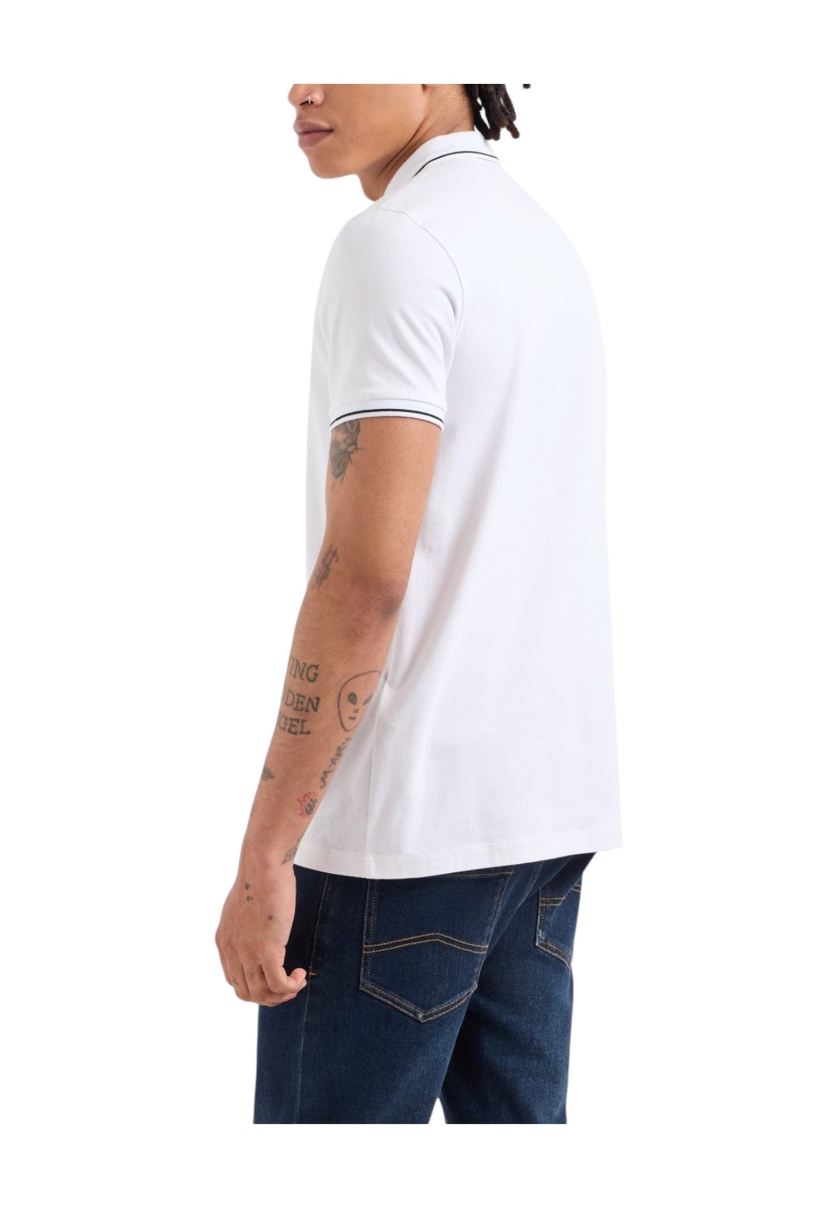 Polo Piqué 8nzf71 White
