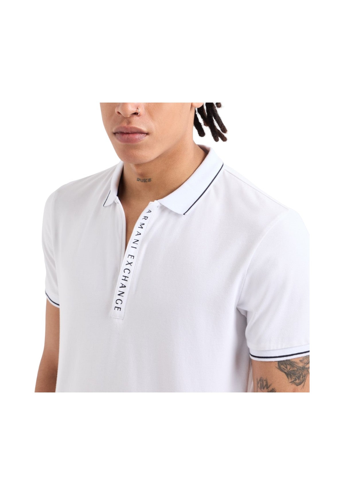 Polo Piqué 8nzf71 White