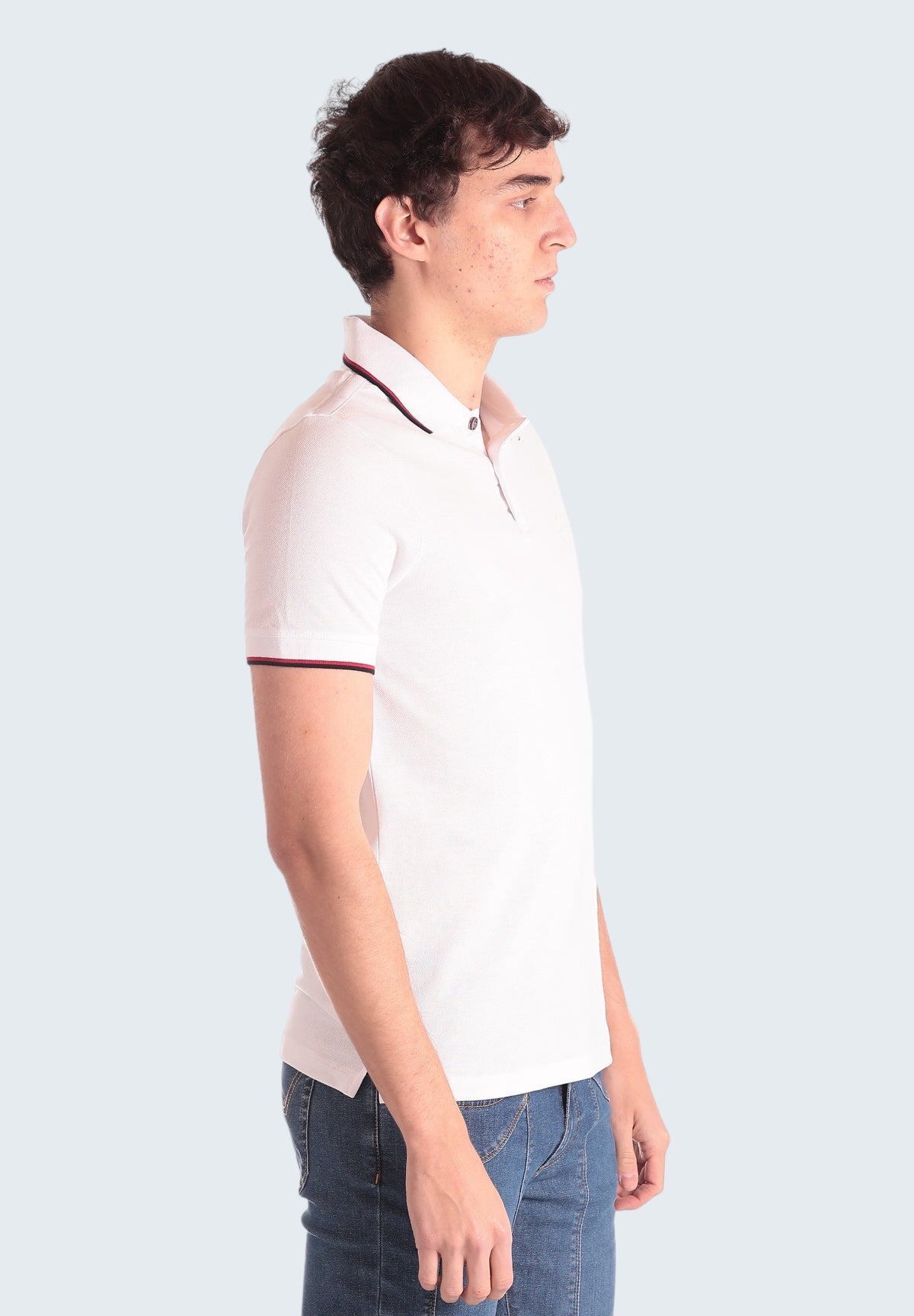 Polo Piqué 8NZF75 White