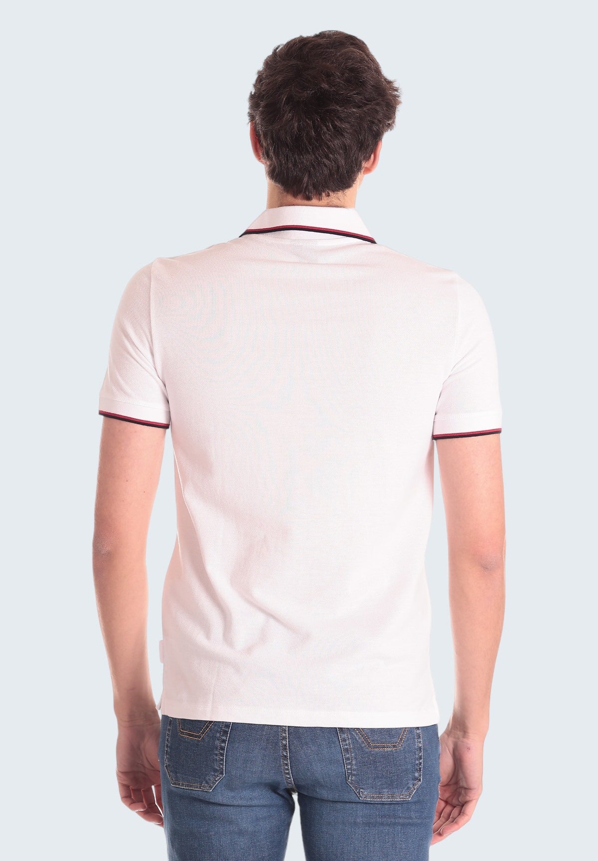 Polo Piqué 8NZF75 White