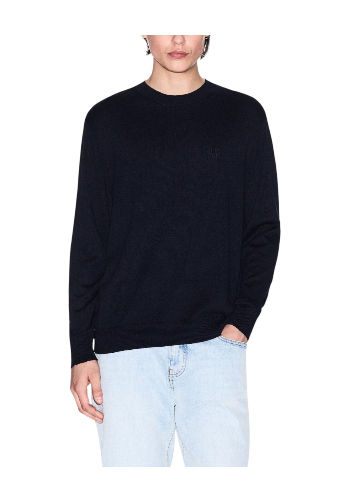 Maglione Girocollo Xm000338 Deep Navy