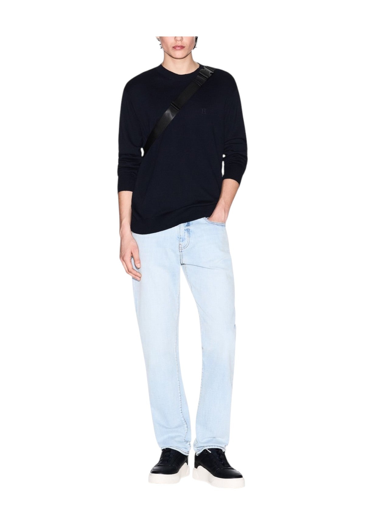 Maglione Girocollo Xm000338 Deep Navy