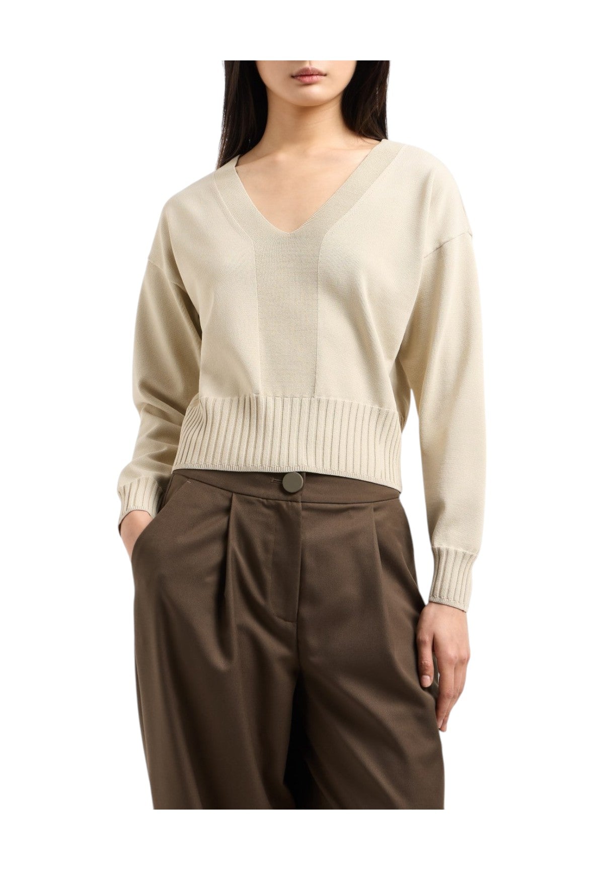 Maglione Con Scollo A V Xw000117 Mirage