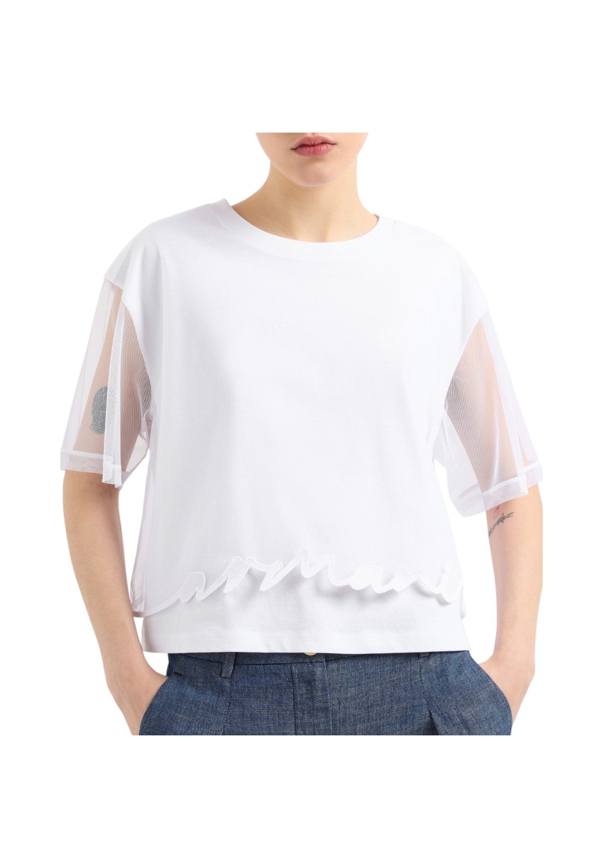T-Shirt A Maniche Corte Xw000541 Optic White