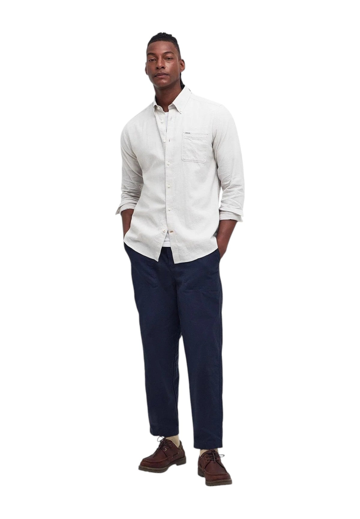 Camicia A Maniche Lunghe Msh5090 Mist
