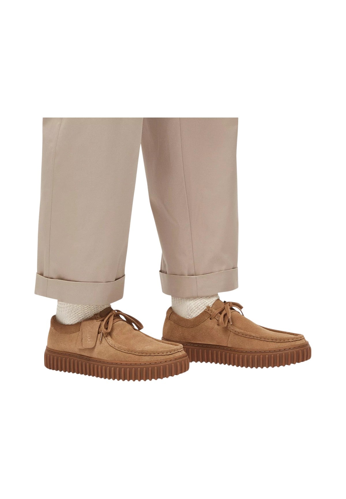 Stringate 173471 Dark Sand Suede