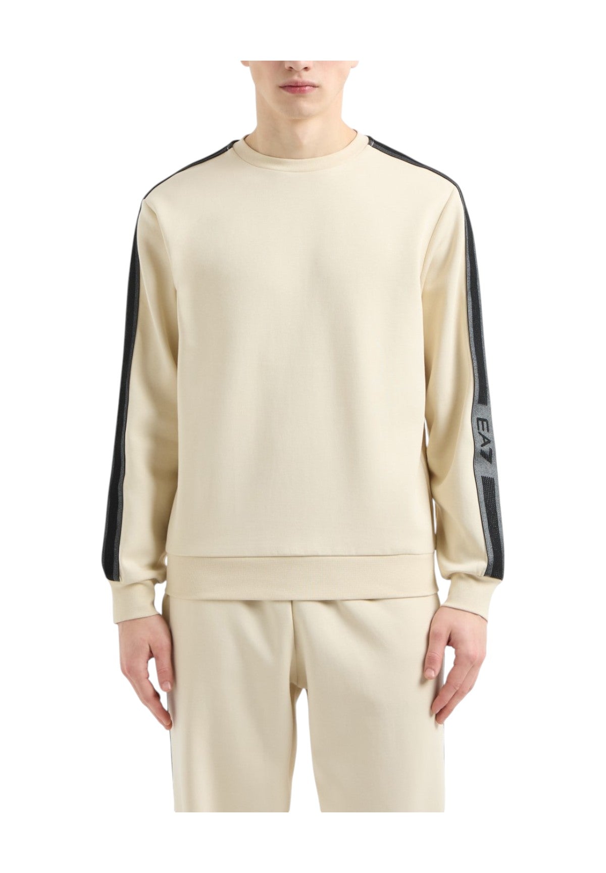 Felpa Girocollo 7m000140 Almond Milk